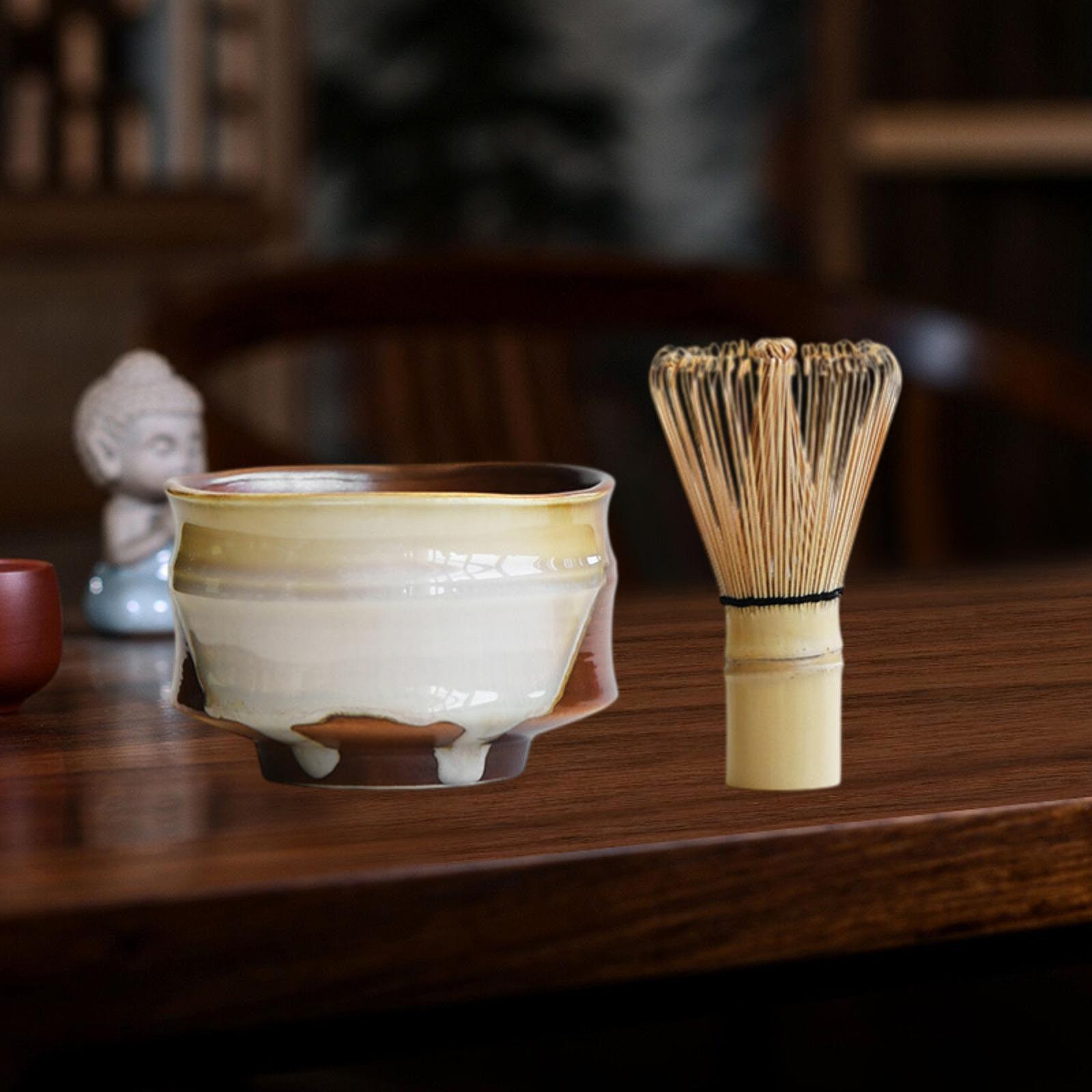 Matcha Bowl Chawan - Matcha-Schale aus Keramik, Japanisches Teeservice, Handgefertigtes