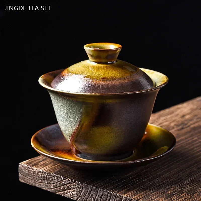 Holzofen geändert Keramik Gaiw – Matcha Bowl Chawan Bewertung und Preis