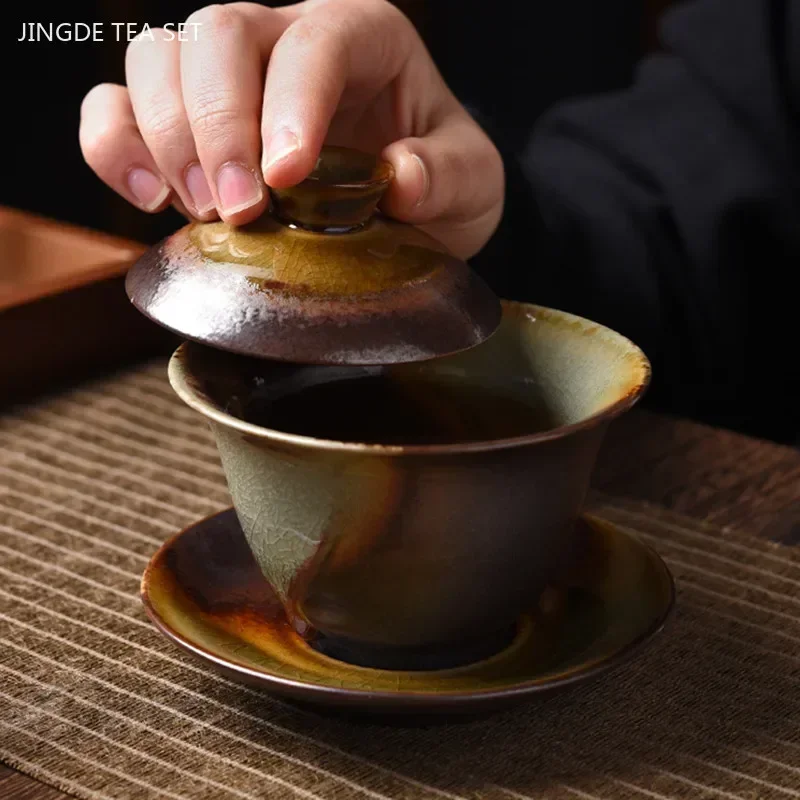 Holzofen geändert Keramik Gaiw – Matcha Bowl Chawan Bewertung und Preis