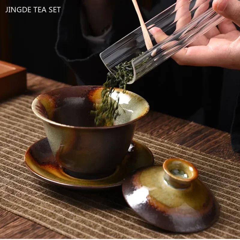 Holzofen geändert Keramik Gaiw – Matcha Bowl Chawan Bewertung und Preis