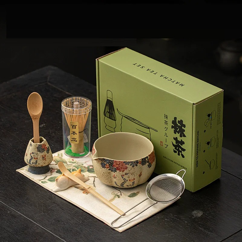8-teiliges japanisches Feuerst – Matcha Bowl Chawan Bewertung und Preis