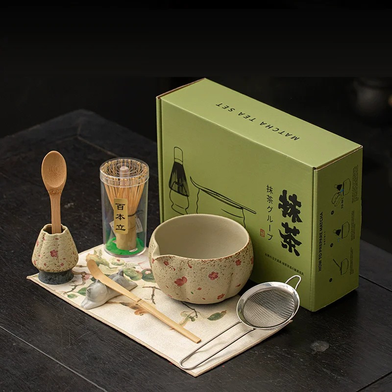8-teiliges japanisches Feuerst – Matcha Bowl Chawan Bewertung und Preis