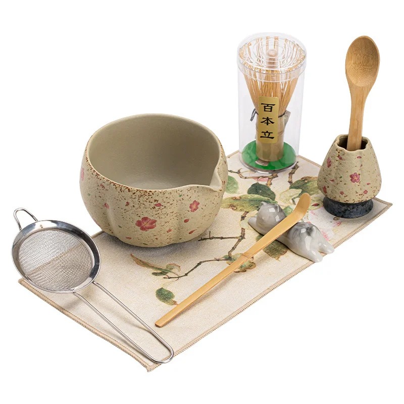 8-teiliges japanisches Feuerst – Matcha Bowl Chawan Bewertung und Preis