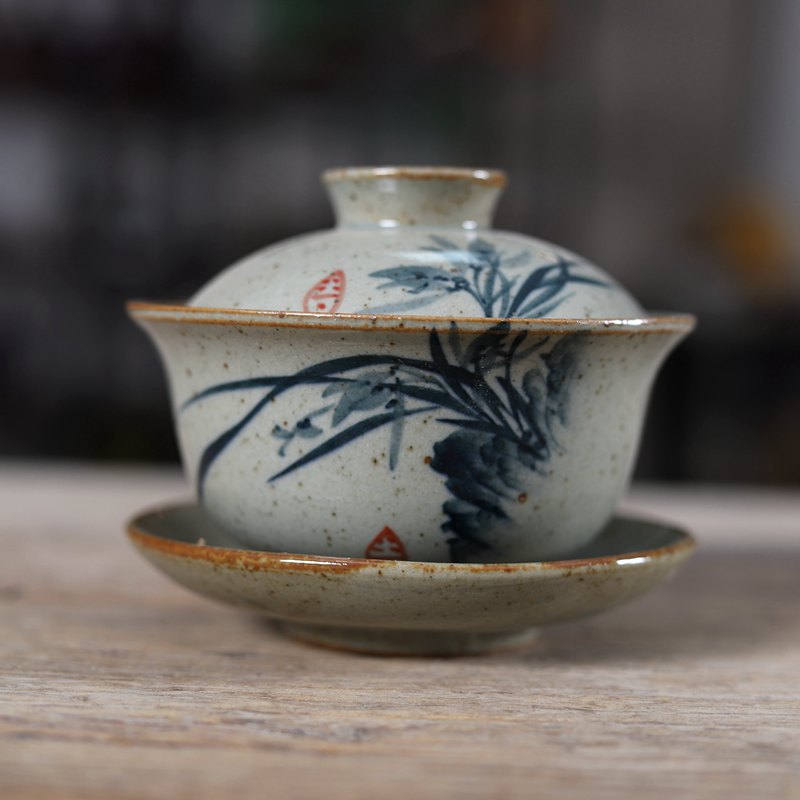 Handbemalte chinesische Sancai – Matcha Bowl Chawan Bewertung und Preis