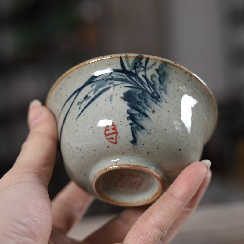 Handbemalte chinesische Sancai – Matcha Bowl Chawan Bewertung und Preis